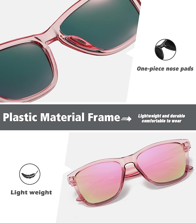MEETSUN Polarized Sunglasses for Women Men Trendy Classic Retro Designer Style