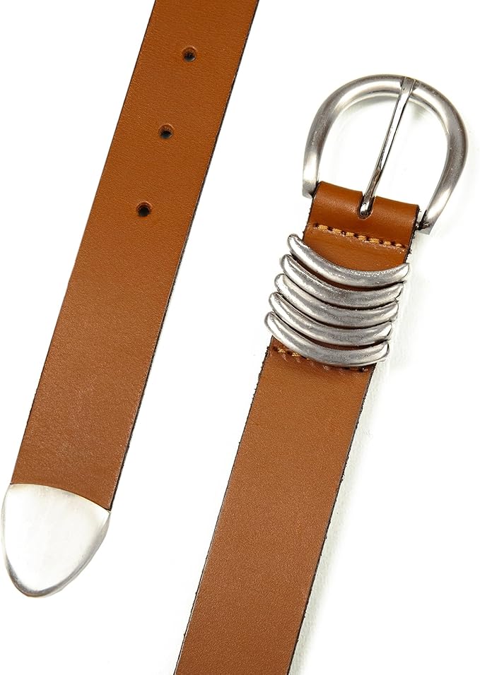 Lucky Brand Women's Fashion Leather Belt | Stylish | Trend | Classic | Modern | Jean | Pant | Skirt | Dress