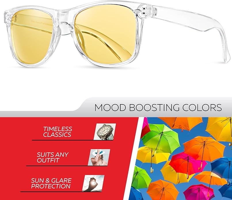 Retro Rewind Polarized Sunglasses for Men and Women - UV Protection Classic Sun Glasses