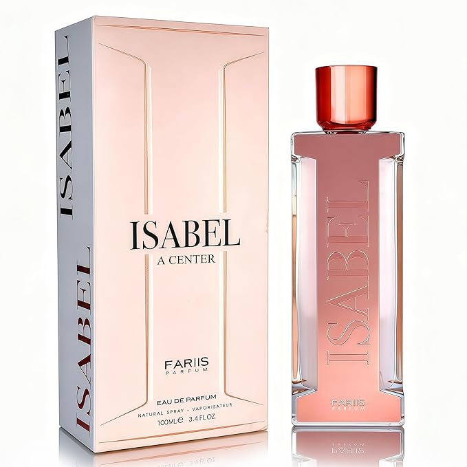 Isabel Women's Woody Floral Cologne Perfume 100ml Rose & Sandalwood Feminine Fragrance Gift Creamy Pomarose Eau de Parfum