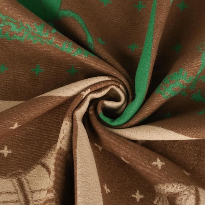 EXTREE Scarfs for Women Pashmina Silky Shawl Wrap for Evening Dressing Blanket Open Front Poncho Cape