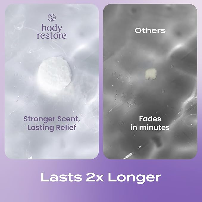Body Restore Shower Steamers Aromatherapy 15 Pack – Valentines Day Gifts for Her and Him, Birthday Gifts for Women and Men, Relaxation, Stress Relief, Self Care – Lavender