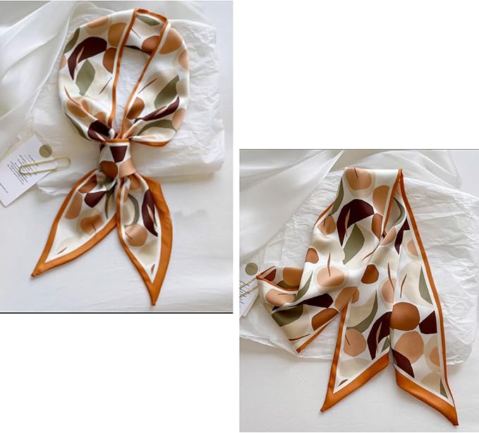 Hair Scarf for Women Silky Satin Headscarf Neck Scarves for Handbag Accessory