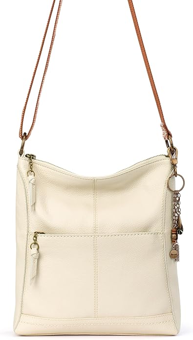 The Sak Lucia Crossbody Bag in Leather, Convertible Purse with Adjustable Strap