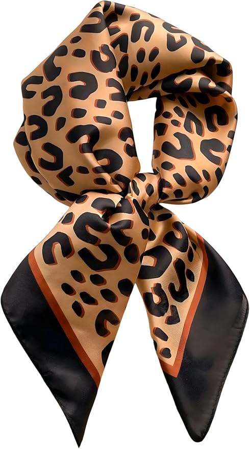 Dailyacc Hair Bandanas Scarf For Women Lightweight Fashion Neck Silk Satin Head Scarves For Sleeping Handbags Scarf