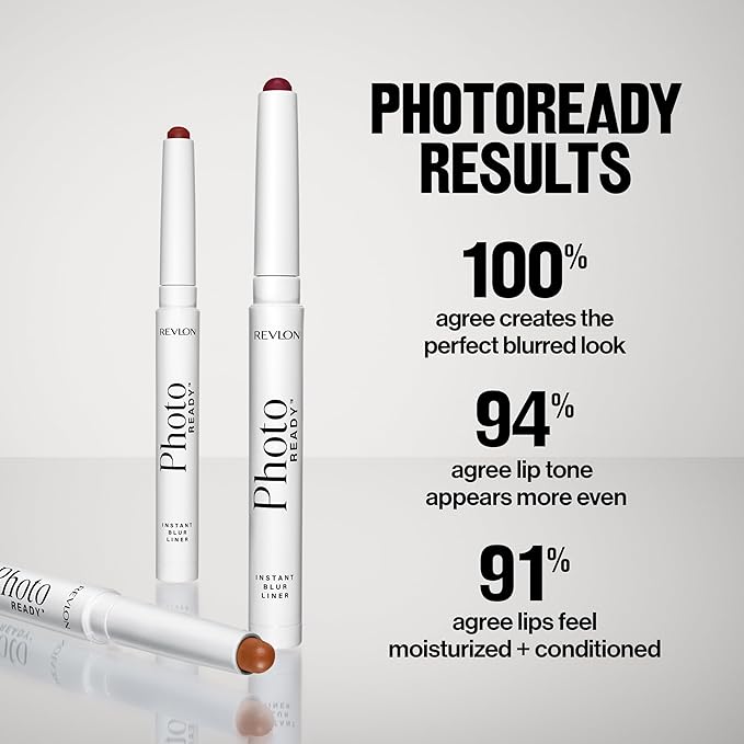 REVLON PhotoReady Blur Liner, Soft Matte Lip Makeup to Overline for Instant Natural, Fuller-Looking Lips, 009 Murky, 0.05 oz