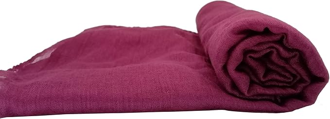 woogwin Women's Cotton Scarves Lady Light Soft Fashion Solid Scarf Wrap Shawl