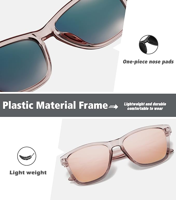 MEETSUN Polarized Sunglasses for Women Men Trendy Classic Retro Designer Style