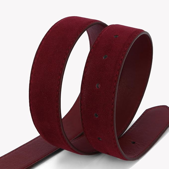 HOTWILL Women Suede Belt for Jeans Dresses Fashion Chunky Ladies Waist Belts with Gold Buckle