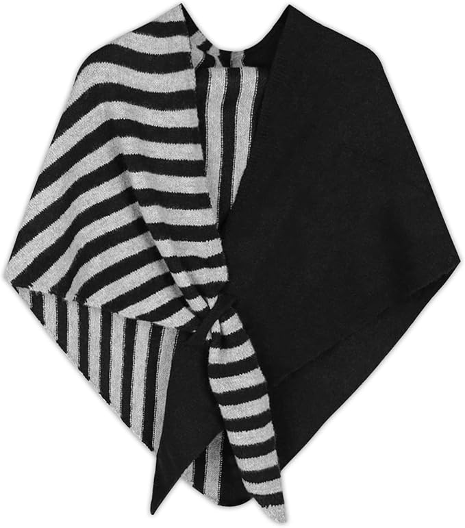 EXTREE Scarfs for Women Pashmina Silky Shawl Wrap for Evening Dressing Blanket Open Front Poncho Cape