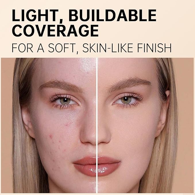 Concealer Foundation Stick, 2-in-1 Long-Lasting Foundation and Concealer with Brush, Creamy Full Coverage for Dark Circles & Blemishes, Hydrating Olive & Camellia, 2.09 Oz (01#)