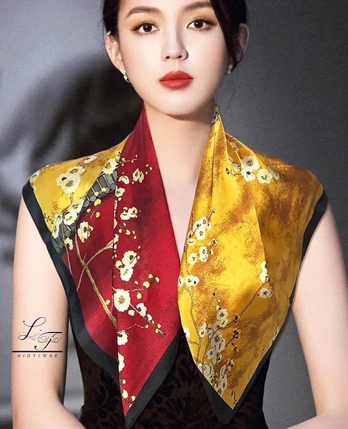 Satin Bandanas Head Scarf For Women Hair Scarves Accessories Lightweight Fashion Wrap Neck Silk Sleeping Headscarf