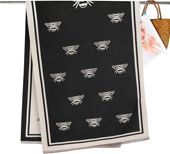 EXTREE Scarfs for Women Pashmina Silky Shawl Wrap for Evening Dressing Blanket Open Front Poncho Cape