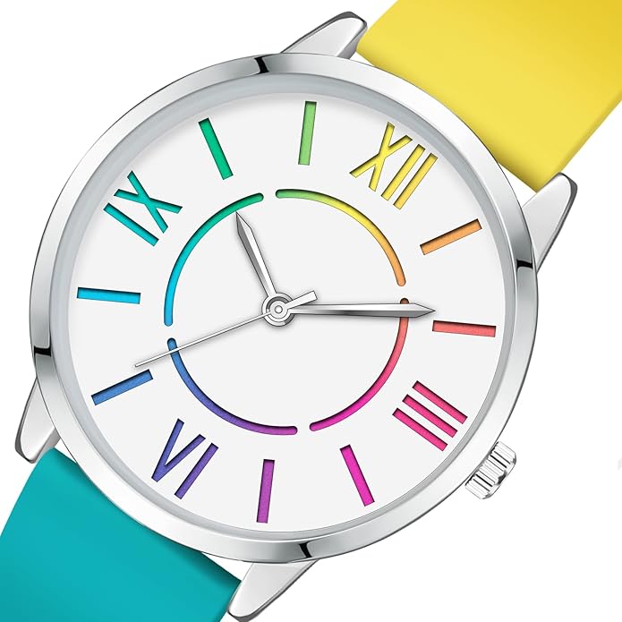Bisley Women Watch Colorful Dial Easy to Read Waterproof Watch