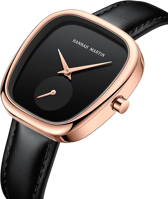 HANNAH MARTIN Watches for Women Waterproof Ladies Analog Quartz Wrist Watches Stainless Steel Band Fashion Dainty Female Watch Luxury Bracelet Diamond
