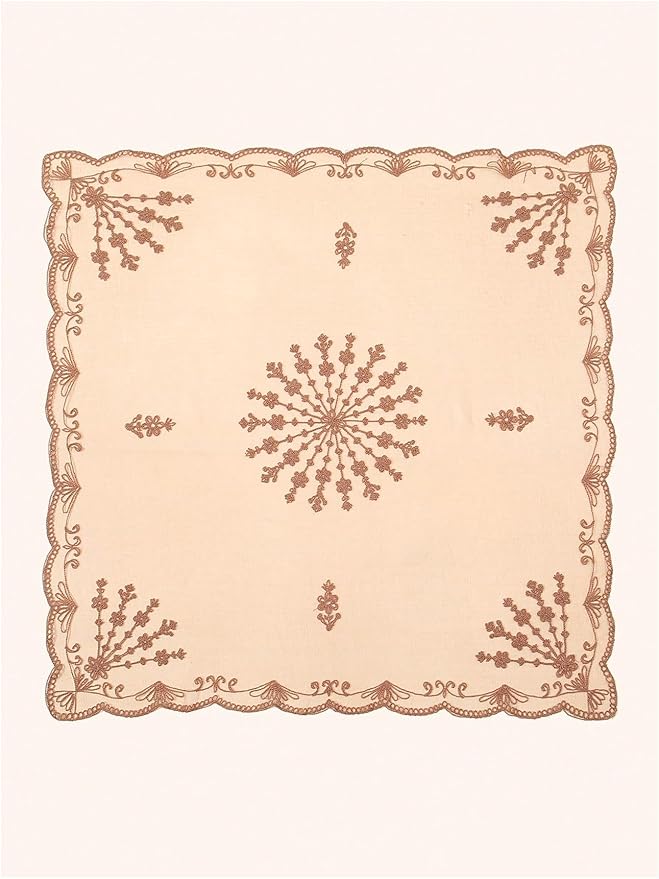 Floerns Women's Flower Embroidery Hair Scarf Headband Sheer Lace Hair Bandana