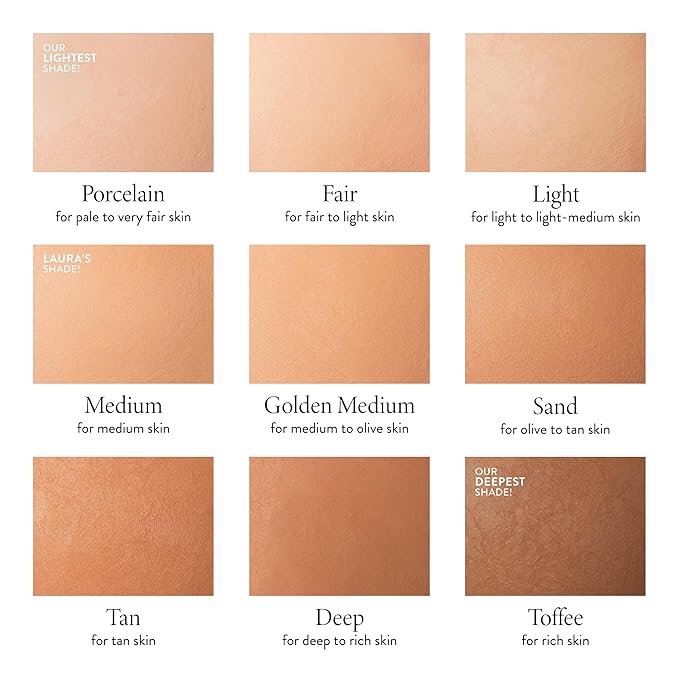 LAURA GELLER NEW YORK Baked Double Take Powder Foundation - Golden Medium - Buildable Medium to Full Coverage - Matte Finish