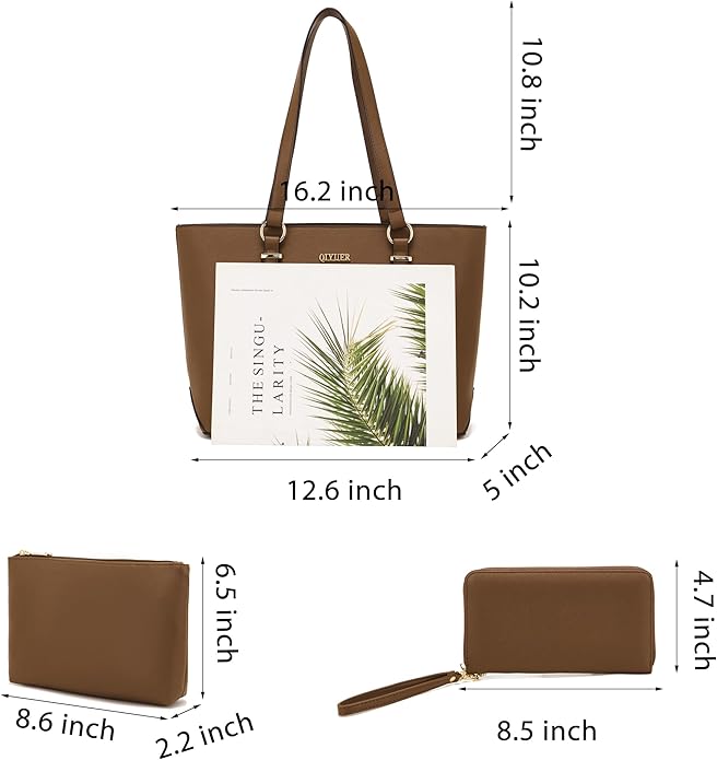 Purses And Wallets Set For Women Work Tote Satchel Handbags Shoulder Bag Top Handle Totes Purse With Matching Wallet