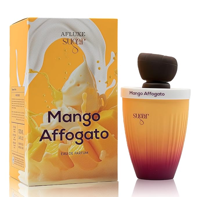Mango Affogato Perfume for Women, Gourmand Scent with Mango & Amber, Long Lasting EDP Fragrance for Daily Use, 3.4 Fl Oz