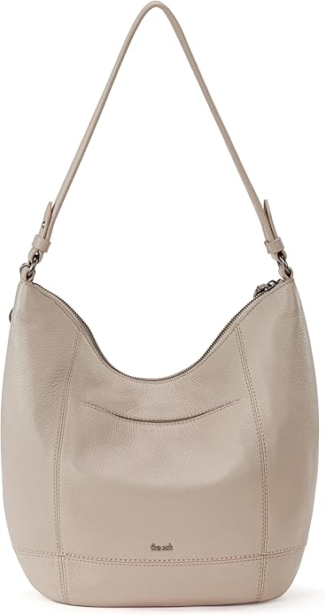 The Sak Sequoia Hobo Bag - Premium Large Leather Women's Handbag for Everyday & Travel - Durable Purse With Zipper Pocket