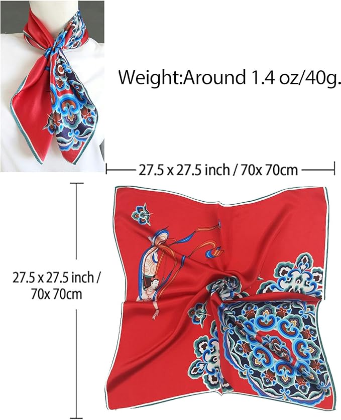 Dailyacc Hair Bandanas Scarf For Women Lightweight Fashion Neck Silk Satin Head Scarves For Sleeping Handbags Scarf