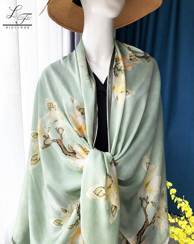 Shawl Scarf For Women Lightweight Scarves Floral Pattern Formal Evening Dressesformal Shawl Summer Wraps