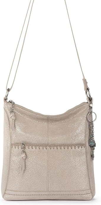 The Sak Lucia Crossbody Bag in Leather, Convertible Purse with Adjustable Strap