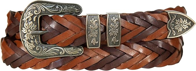 Lucky Brand Women's Western-Inspired Leather Belt | Classic | American Heritage | Casual | Vintage | Cowboy