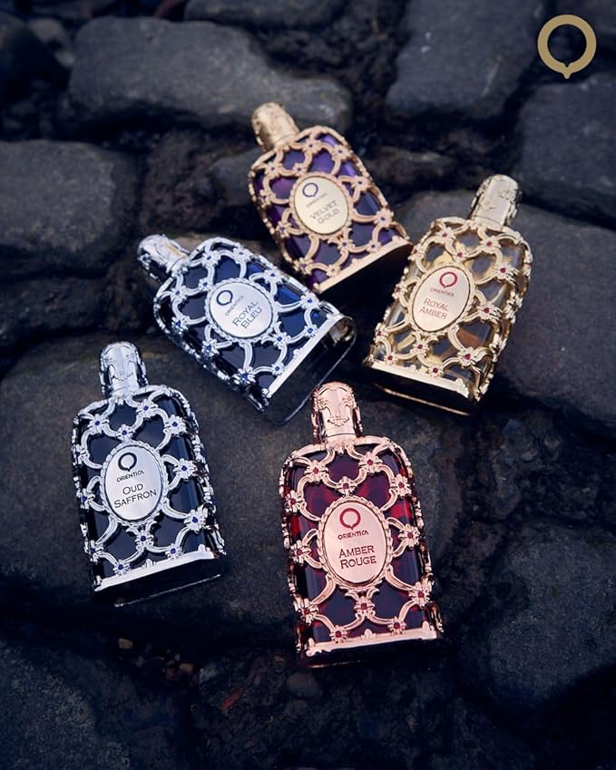 Orientica Discovery Set Samples Eau De Parfum – 6 x Luxury Collection, 1 x Luxury Exclusive Azure Fantasy, 1 x XO Noir, 2 x Arte Bellissimo - Perfume for Men & Women – (10 x 0.5 fl oz / 1.5ml)