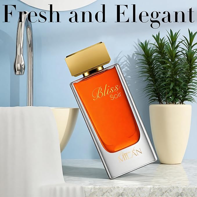 BLISS SOIR, Women Cologne, Long Lasting EDP, Passionate Allure & Luxurious Elegance, Daily Fragrance for Women, 3.4 Fl Oz