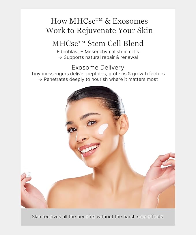 Moisturizer Face Cream – Rejuvenating Rich Moisture Cream with Human Stem Cell Technology for Dry, Mature Skin – Face Moisturizer for Women & Men with Plant-Based Retinol Alternative - 1.7 oz