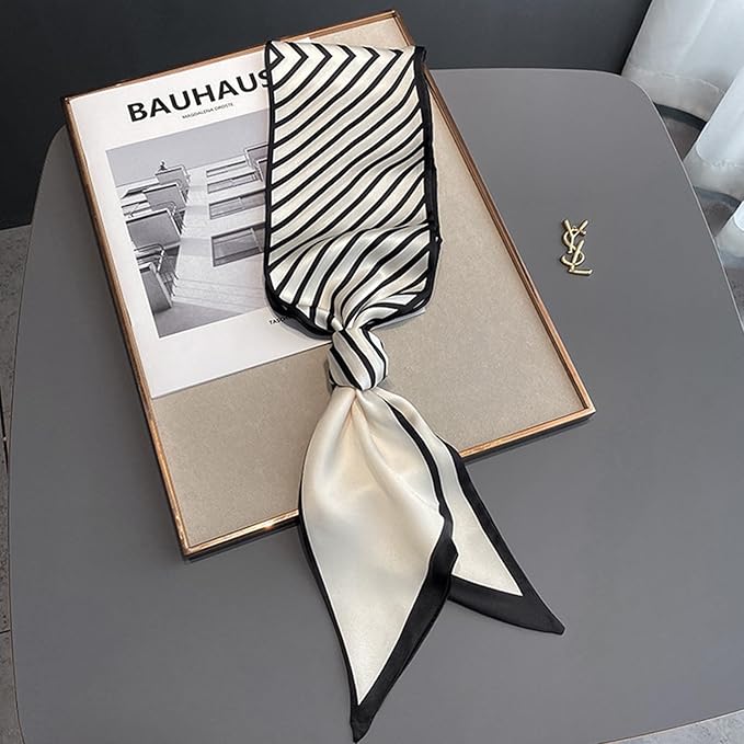 Hair Scarf for Women Silky Satin Headscarf Neck Scarves for Handbag Accessory