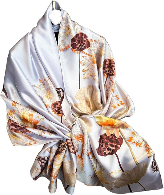 Shawl Scarf For Women Lightweight Scarves Floral Pattern Formal Evening Dressesformal Shawl Summer Wraps