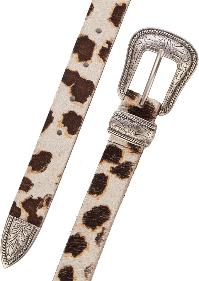 Lucky Brand Women's Western-Inspired Leather Belt | Classic | American Heritage | Casual | Vintage | Cowboy