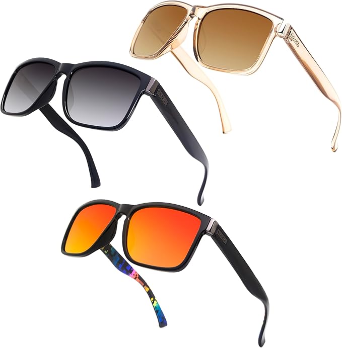 ANDOILT Sport Polarized Square Sunglasses