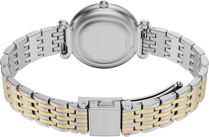 Fossil Women's Carlie Quartz Stainless Steel Three-Hand Watch