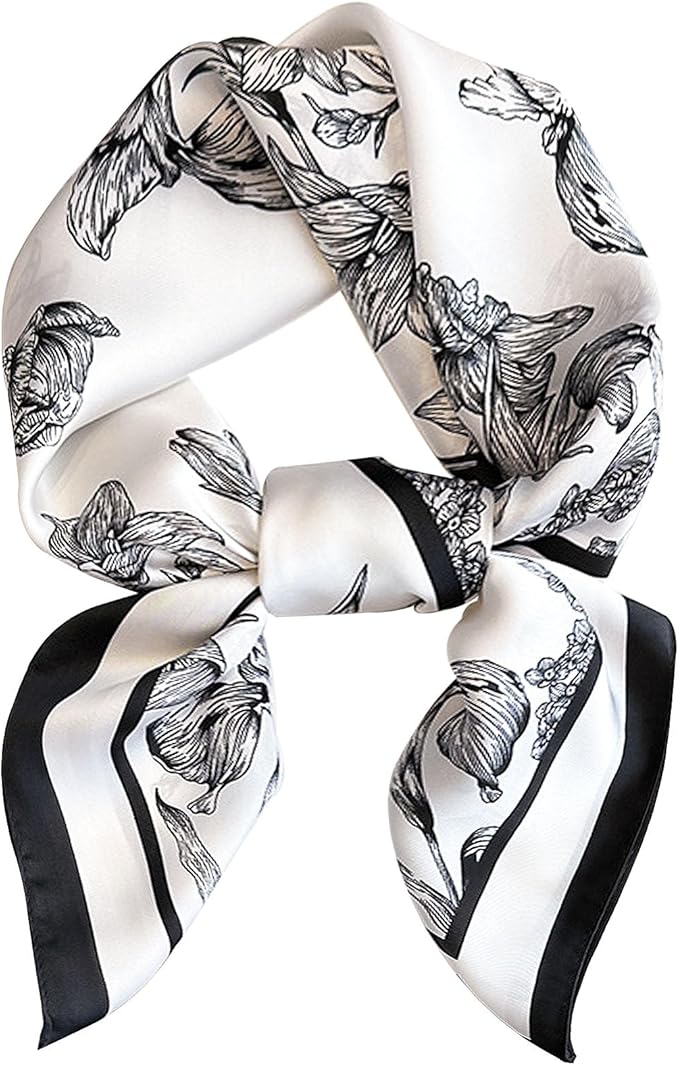Satin Bandanas Head Scarf For Women Hair Scarves Accessories Lightweight Fashion Wrap Neck Silk Sleeping Headscarf