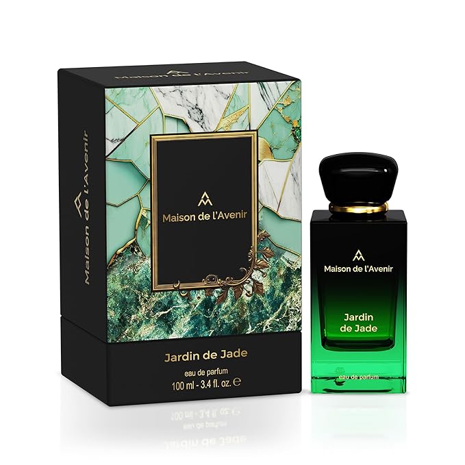 Maison de l'Avenir Jardin de Jade – AURA COLLECTION | Lush Fruity Floral Fragrance | Unisex Cologne & Perfume | Natural & Essential Oils | Eau de Parfum (36 Hours) | Made in UAE | 100ml / 3.4 fl. oz.