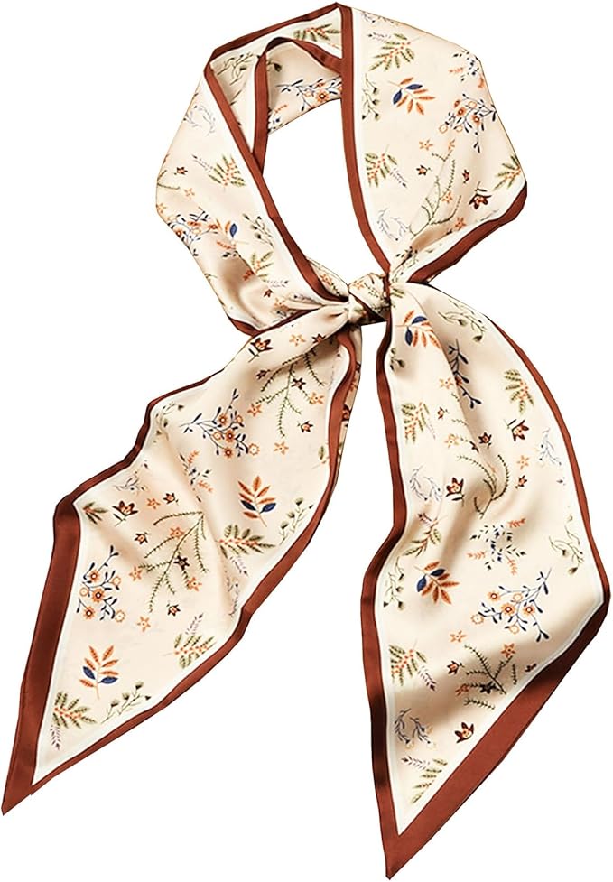 Purse Scarf For Handbags Head Scarves For Women's Hair Bags Scarfs Long Skinny Scarves Fashion Silky