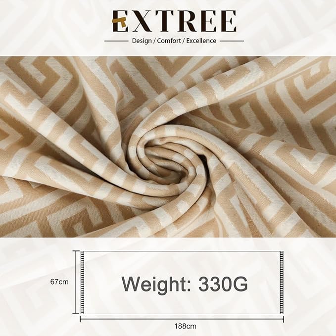 EXTREE Scarfs for Women Pashmina Silky Shawl Wrap for Evening Dressing Blanket Open Front Poncho Cape