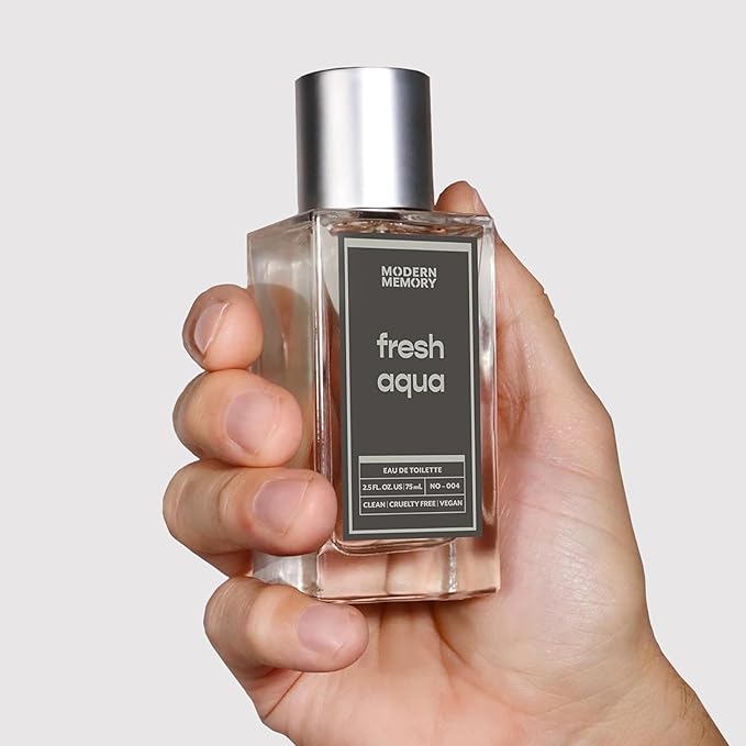Modern Memory Fresh Aqua Eau de Toilette for Men, 2.5 fl oz - Notes of Bright Citrus, Cypress & Marine Musk