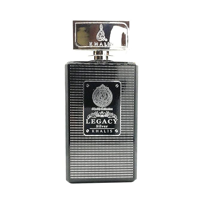 Legacy Silver Eau de Parfum 3.4 oz - Fresh Unisex Perfume with Lemongrass Cedarwood and Musk loved for its long lasting trail and compliment catching aroma