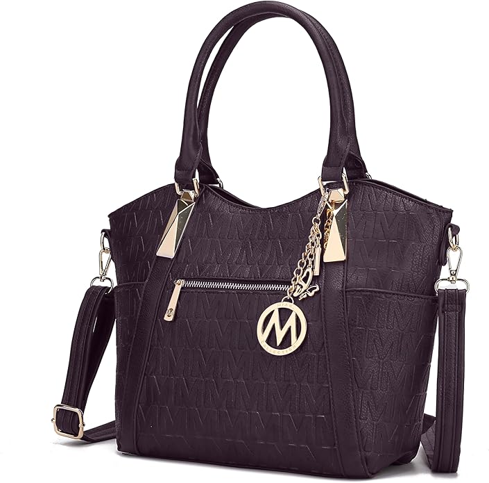 MKF Collection Tote Bag for Women Vegan Leather Shoulder Bag – Top-Handle Purse, Ladies Handbag by Mia K