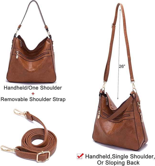 Women Large Crossbody Bags Ladies Satchel Shoulder Handbags Purse and Wallet Set for Women Totes Hobo Purses