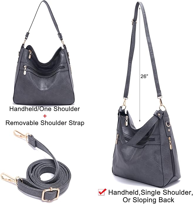 Women Large Crossbody Bags Ladies Satchel Shoulder Handbags Purse and Wallet Set for Women Totes Hobo Purses