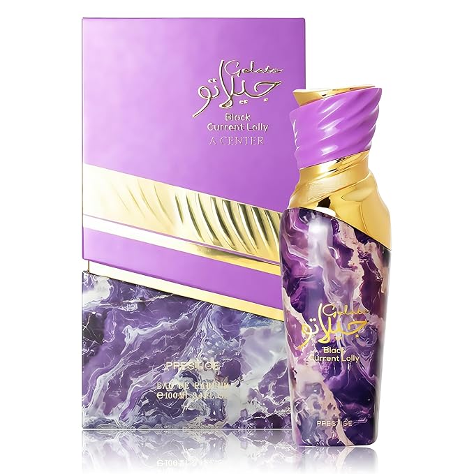 Gelato Black Currant Women's Perfume 3.4 Fl Oz Eau de Parfum - Musk, Vanilla, Amber Accords,Patchouli, Rose&Grapefruit Luxury Scent with 24H Longevity | Long Lasting Fragrance