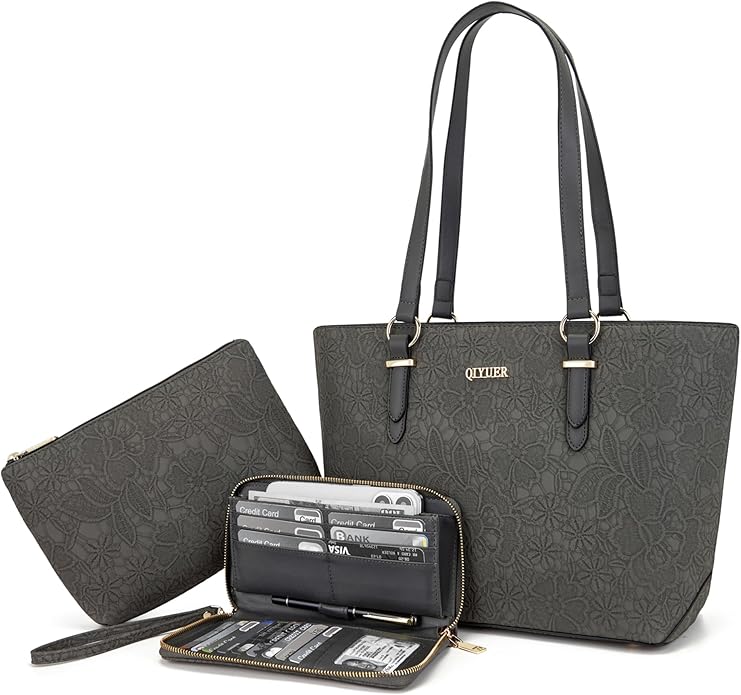 Purses And Wallets Set For Women Work Tote Satchel Handbags Shoulder Bag Top Handle Totes Purse With Matching Wallet