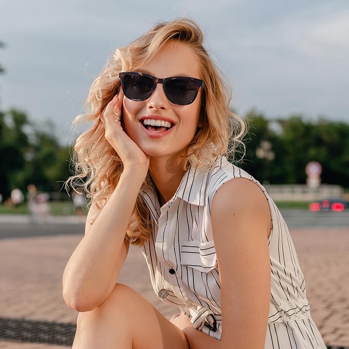 MEETSUN Polarized Sunglasses for Women Men Trendy Classic Retro Designer Style