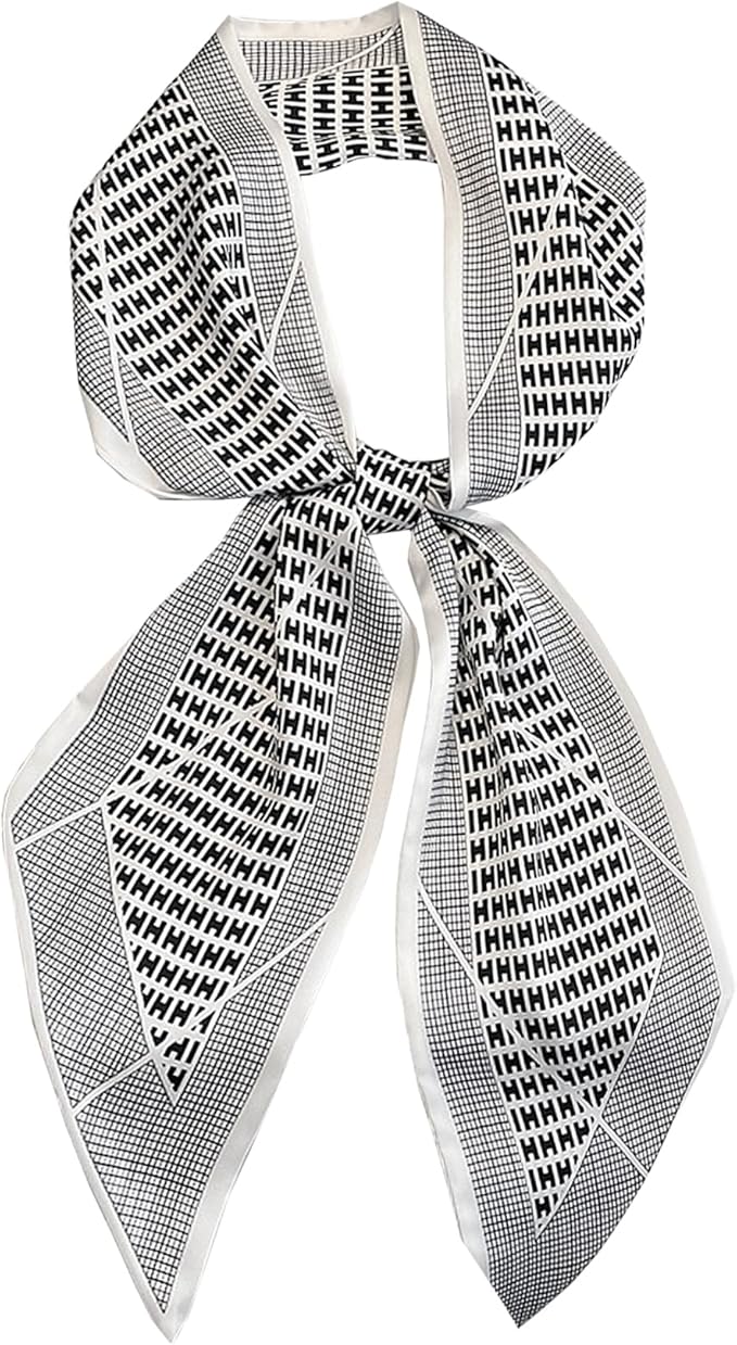 Purse Scarf For Handbags Head Scarves For Women's Hair Bags Scarfs Long Skinny Scarves Fashion Silky