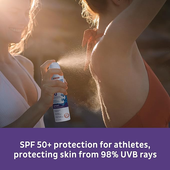 BLUE LIZARD Mineral Sunscreen Spray, SPF 50+ | Water-Resistant | Zinc Oxide Formula | 5 fl oz Pack of 2 | Vegan